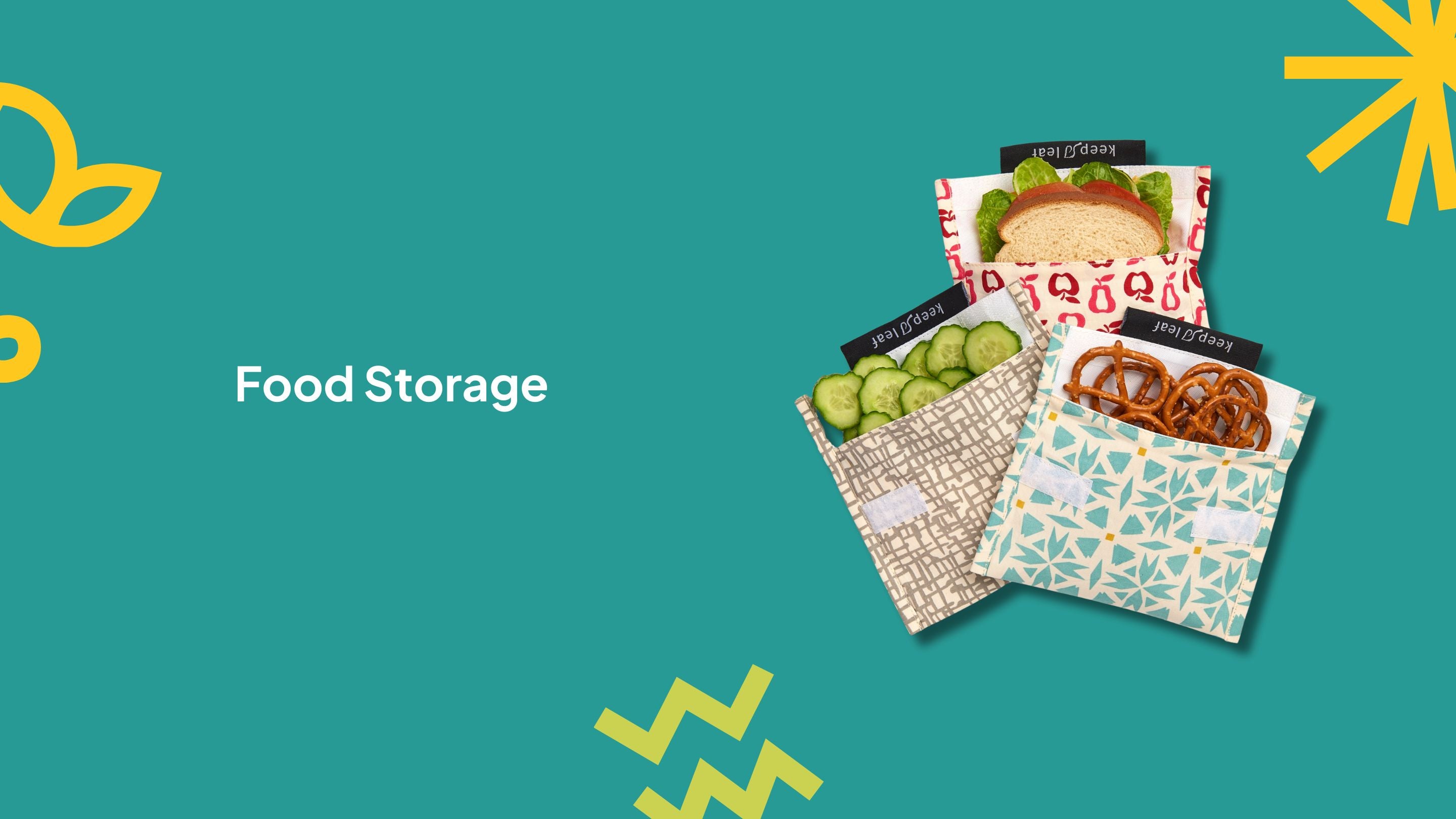 Abeego's Original Beeswax Food Storage Wrap - Set of 3