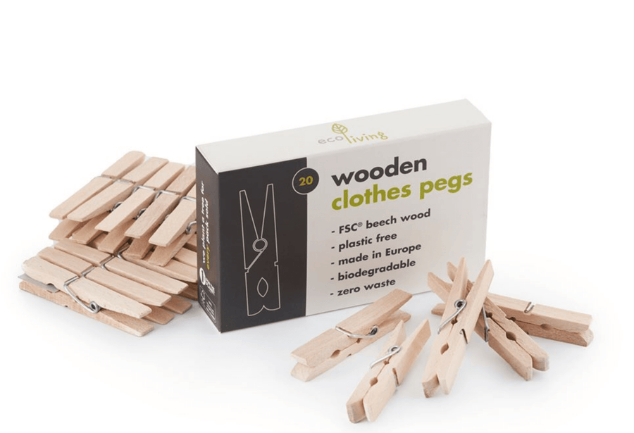 Wooden Clothes Pegs - Smallkind