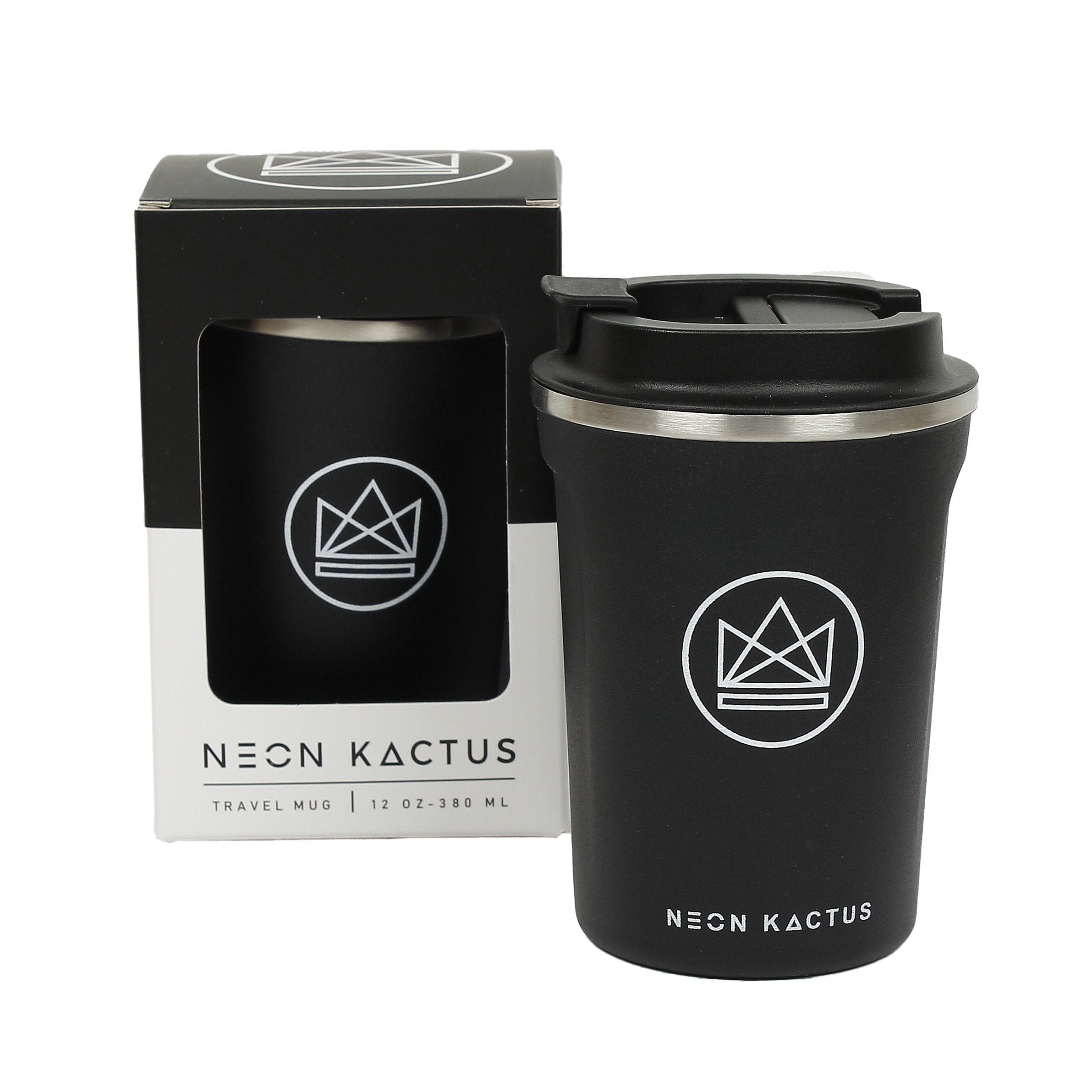 Neon Kactus - Double-Walled Coffee Cup, Reusable Coffee Cup with