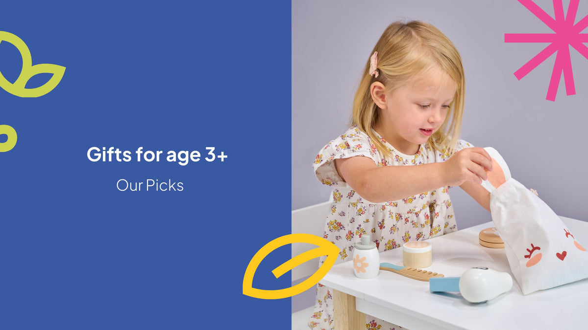 best gifts for three year olds. Ethical gifts for kids