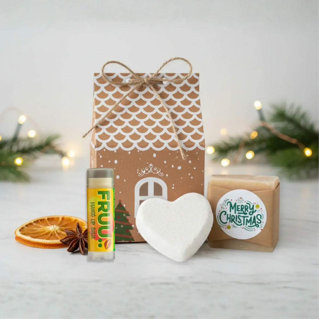 eco beauty bauble goft box from the secret santa gift collection at smallkind