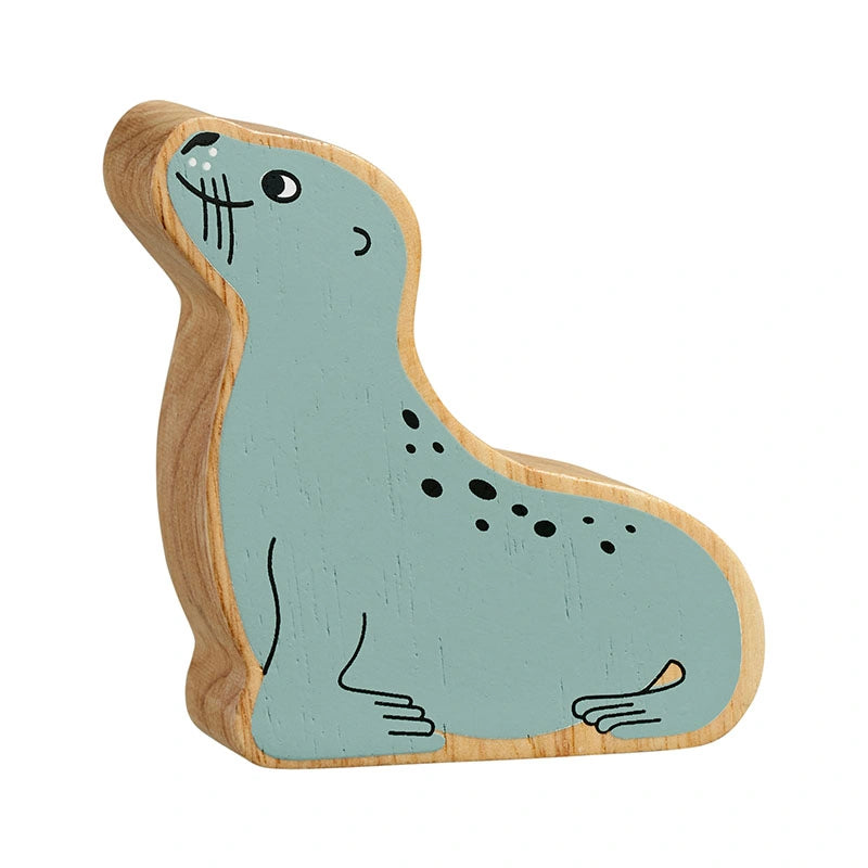 Lanka Kade Wooden Sea Lion – a charming, chunky, and eco-friendly toy for age 10 months and over