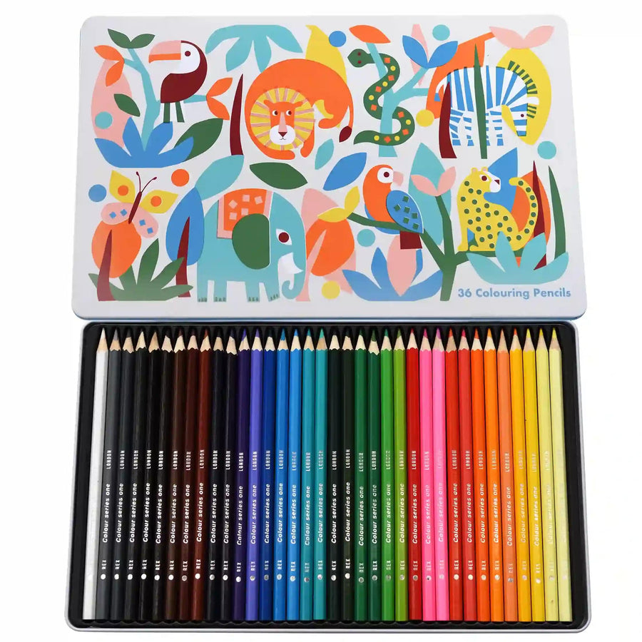 Carioca Colouring Pencils Wild Wonders Colouring Pencils in a Tin