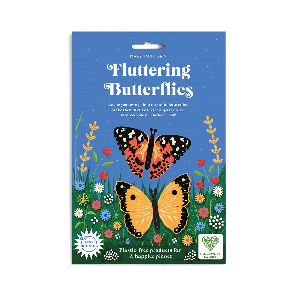 Create Your Own Fluttering Butterflies Craft Kit in printed packaging 