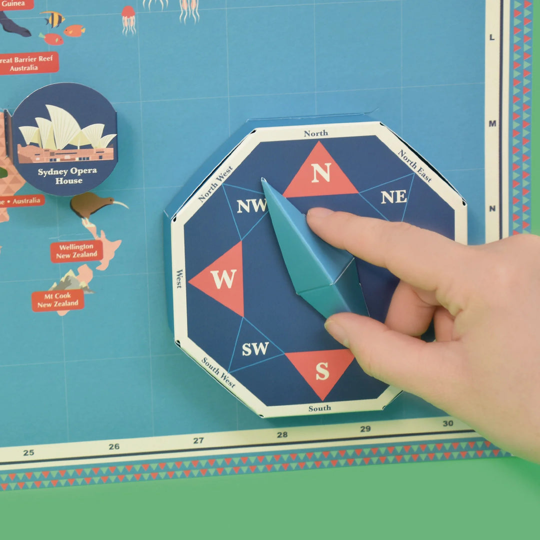 Create Your Own Giant World Map for Kids: Kids Room Decor | Smallkind