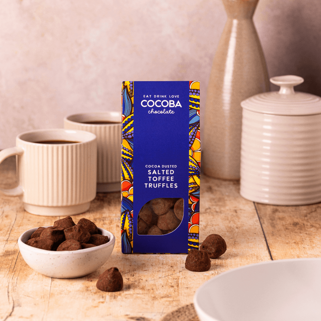 Salted Toffee Truffles
