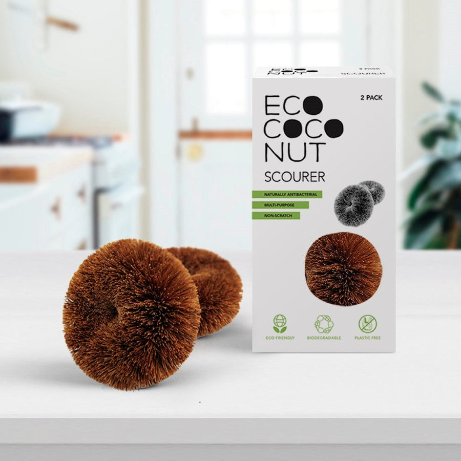 Eco Coconut Homeware > Cleaning > Scouring Pad Eco Coconut Scourer Twin Pack