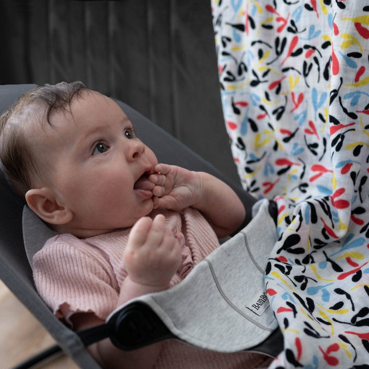 Etta Loves Baby & Toddler > Feeding Accessories > Muslins Bamboo Sensory Muslin Squares - Fern + Sycamore