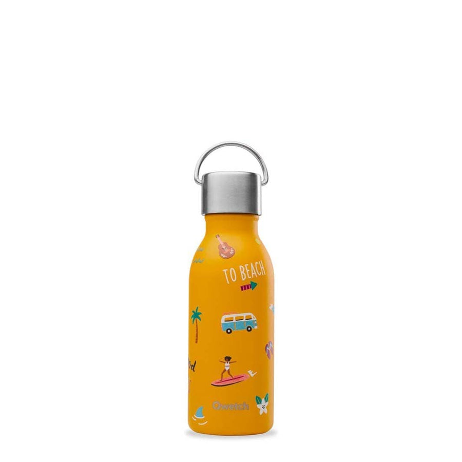 Frugi Homeware > Food & Drink Containers > Children's Water Bottle Insulated Stainless Steel Kids Bottle - Honolulu Yellow