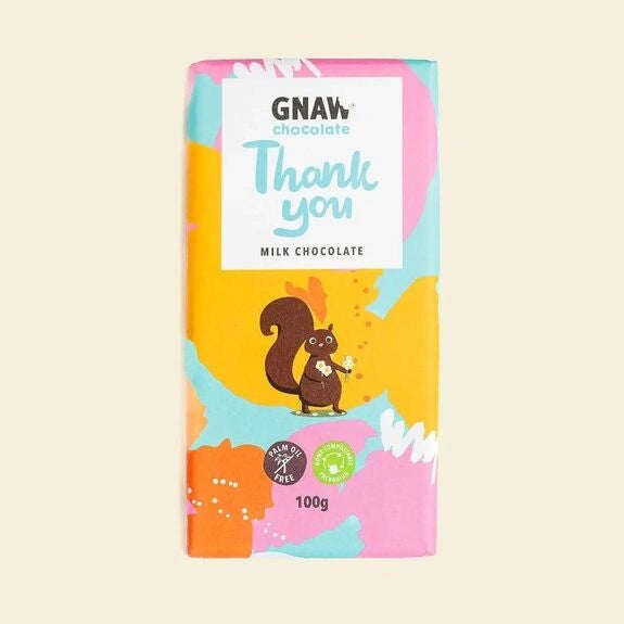 Gnaw Thank You Milk Chocolate Bar