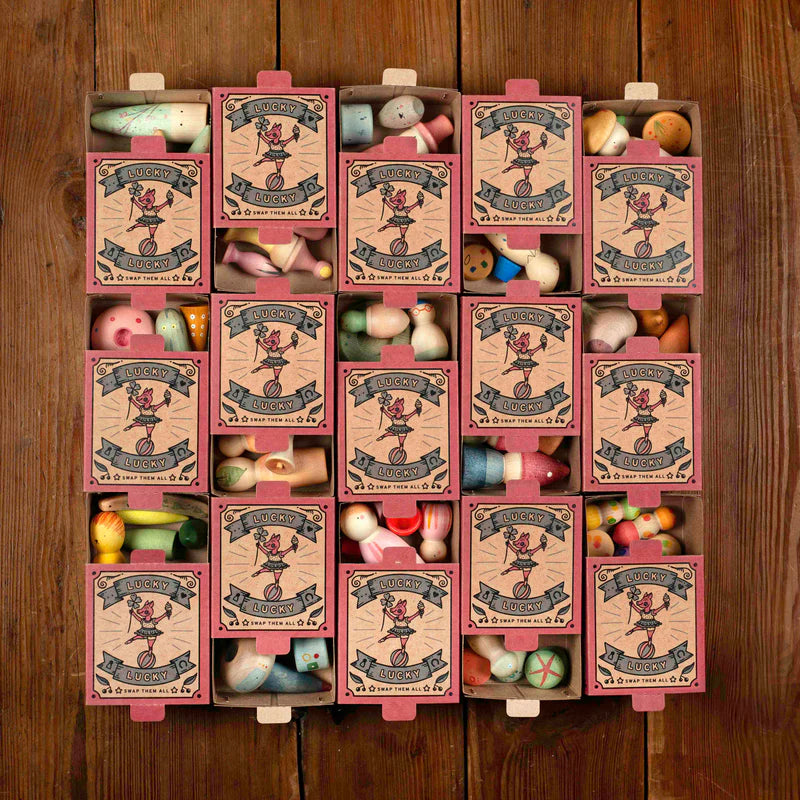 Grapat Lucky Lucky 4th edition boxes arranged in a  square