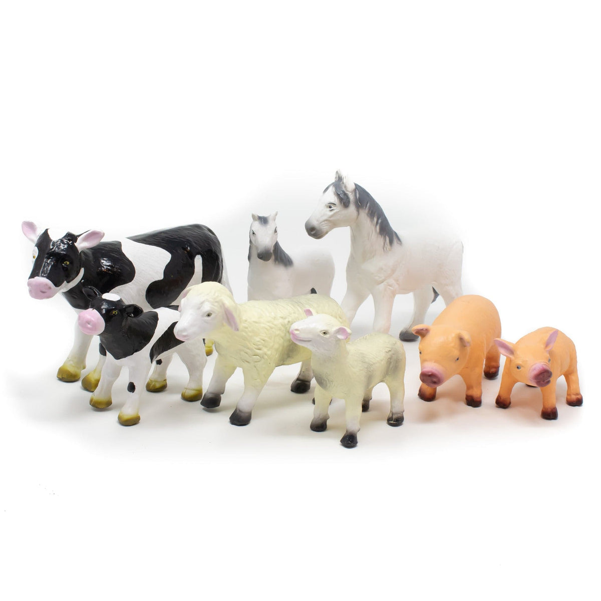 Green Rubber Toys Toys > Play Figures > Rubber Animal Figure Green Rubber Toys Farm Set