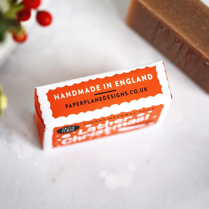 Bar of soap with a &