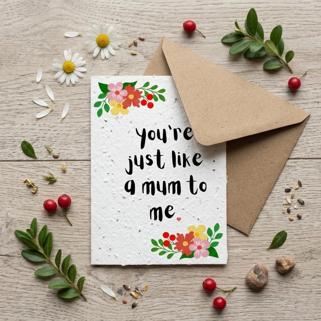 'Just Like a Mum' Plantable Card