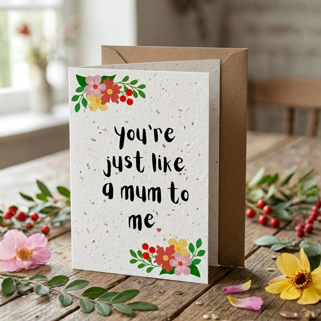 'Just Like a Mum' Plantable Card
