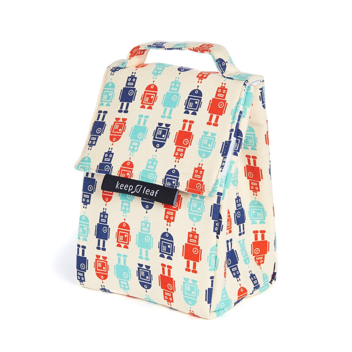 Keep Leaf Homeware > Food & Drink Containers > Lunch Bag Insulated Lunch Bag - Robot