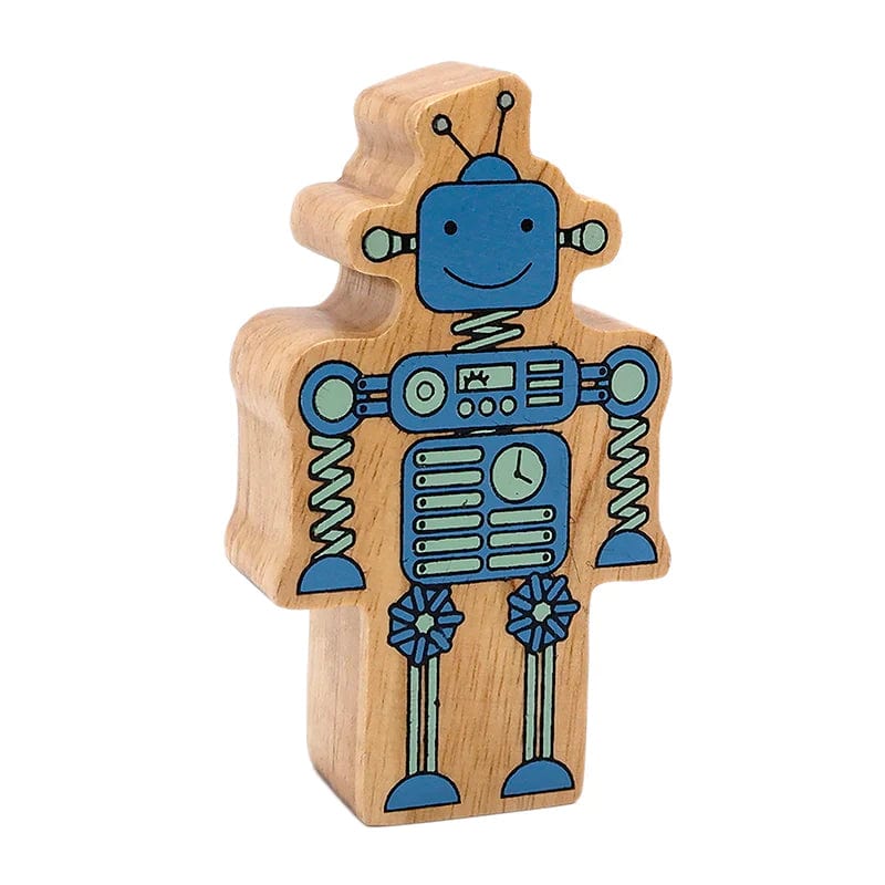 Lanka Kade Wooden Play Figure Lanka Kade Blue Robot