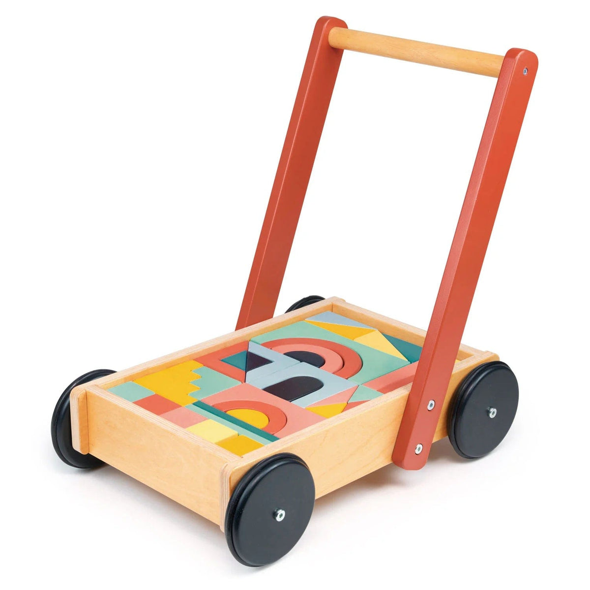 Mentari Rocking Horse Bambino Block Trolley