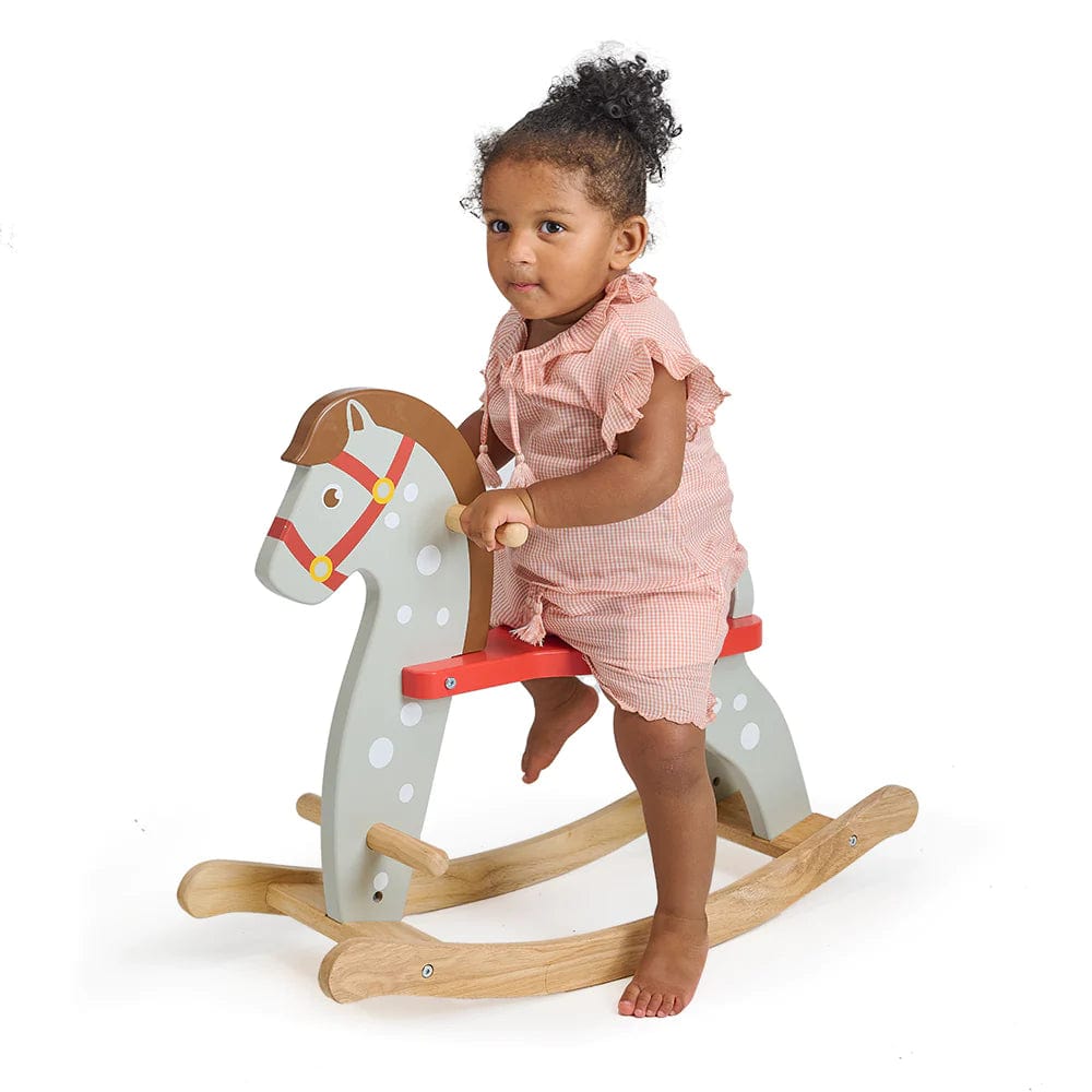 Mentari Wooden Rocking Horse Sustainable Heirloom Toys Smallkind