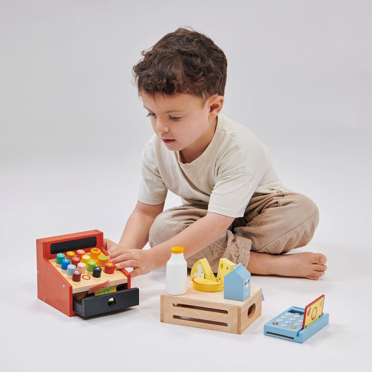Mentari Toy Phone Mentari Wooden Till