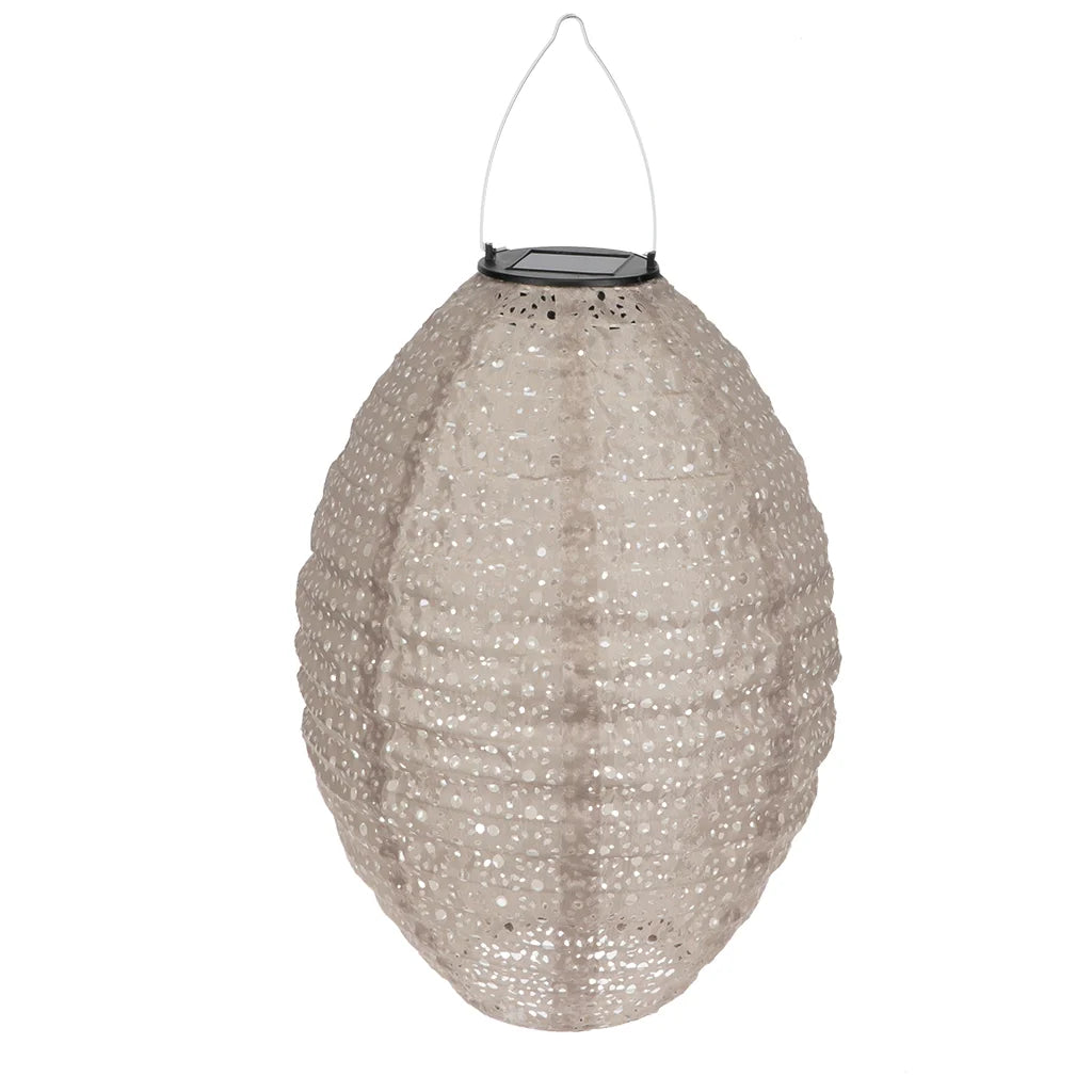 Decorative lantern with a textured surface on a white background