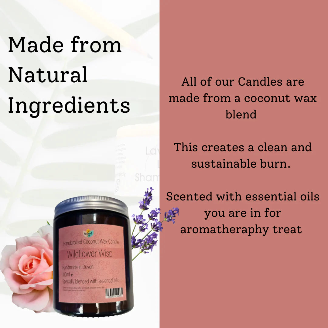 wildflower wisp coconut wax candle ingredients