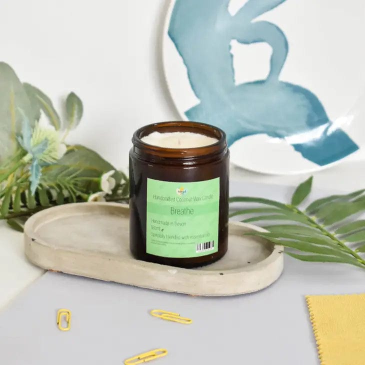 Natural Spa Homeware > Home Fragrance > Candle 180ml Natural Spa Hand Poured Coconut Wax Candle - Breathe