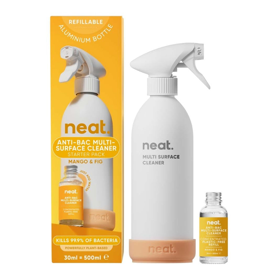 Neat Disinfectant Neat Anti-Bac Multi Surface Cleaner Starter Pack - Mango + Fig