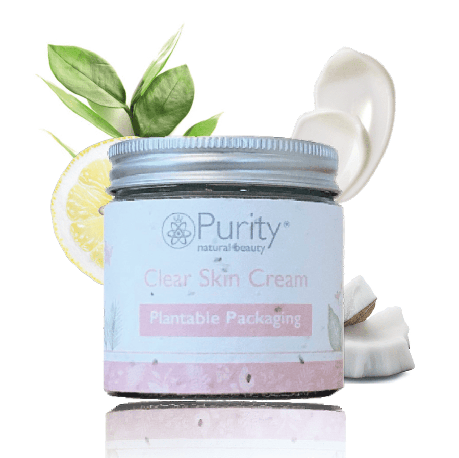 Purity Natural Beauty Health & Beauty > Facial Skincare > Moisturiser 30ml Jar Purity Natural Beauty - Clear Skin Face Cream