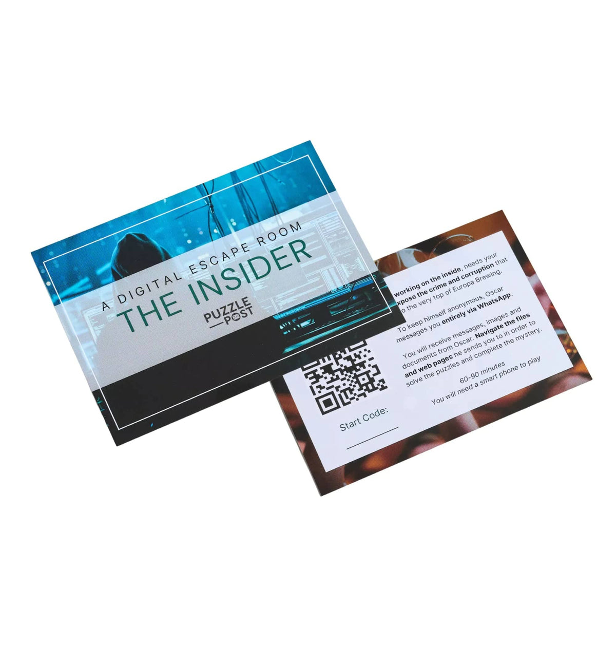 Puzzle Post Escape Room Game The Insider- Interactive Escape Room Game