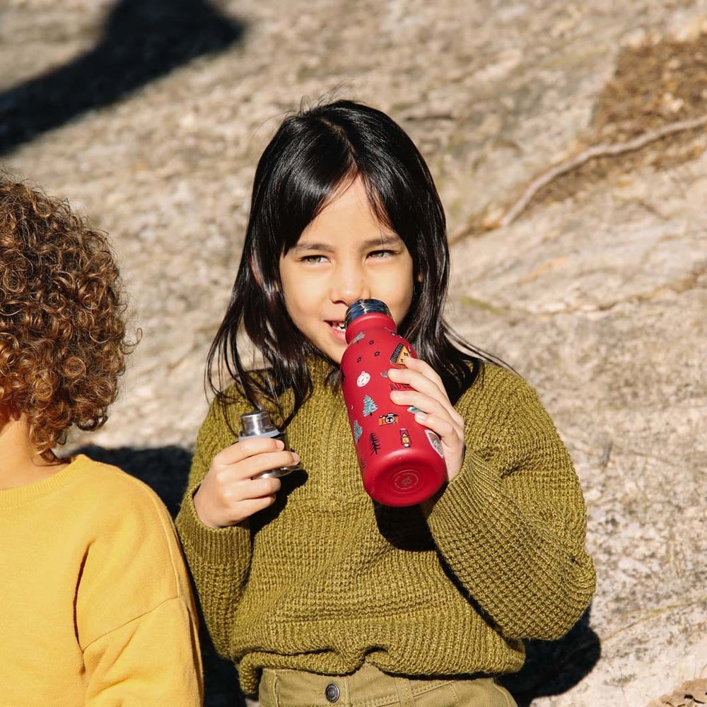 Quetch Homeware > Food & Drink Containers > Children's Water Bottle Insulated Stainless Steel Kids Bottle - Yosemite Garnet