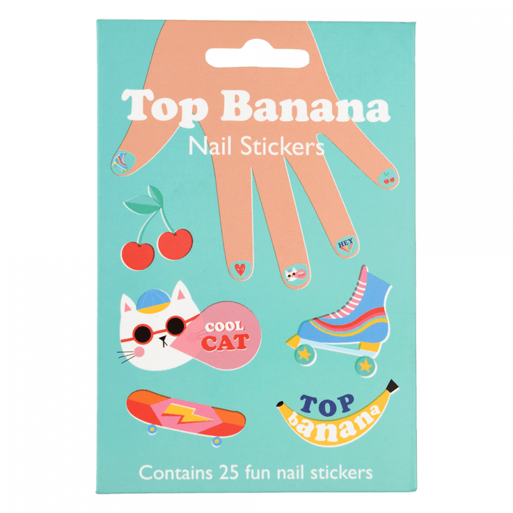 Children's Temporary Nail Stickers - Top Banana