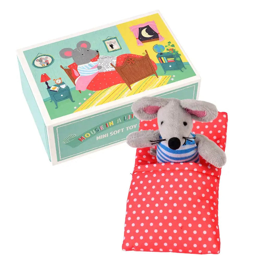 Rex London Children's Craft Kit Mouse in a Little House Soft Toy