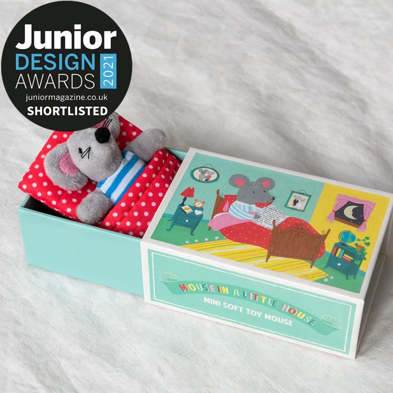 Rex London Children's Craft Kit Mouse in a Little House Soft Toy
