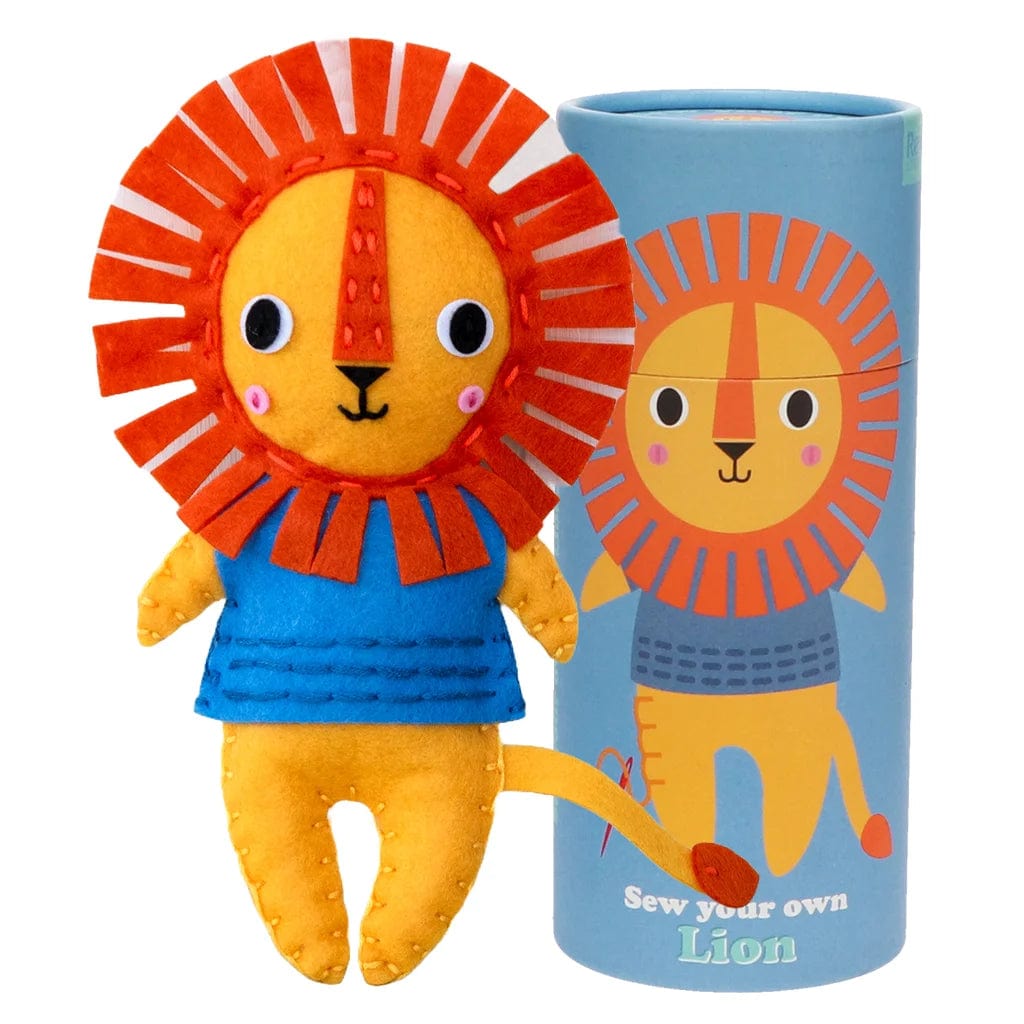 Rex London Children's Craft Kit Sew Your Own Lion Children's Craft Kit
