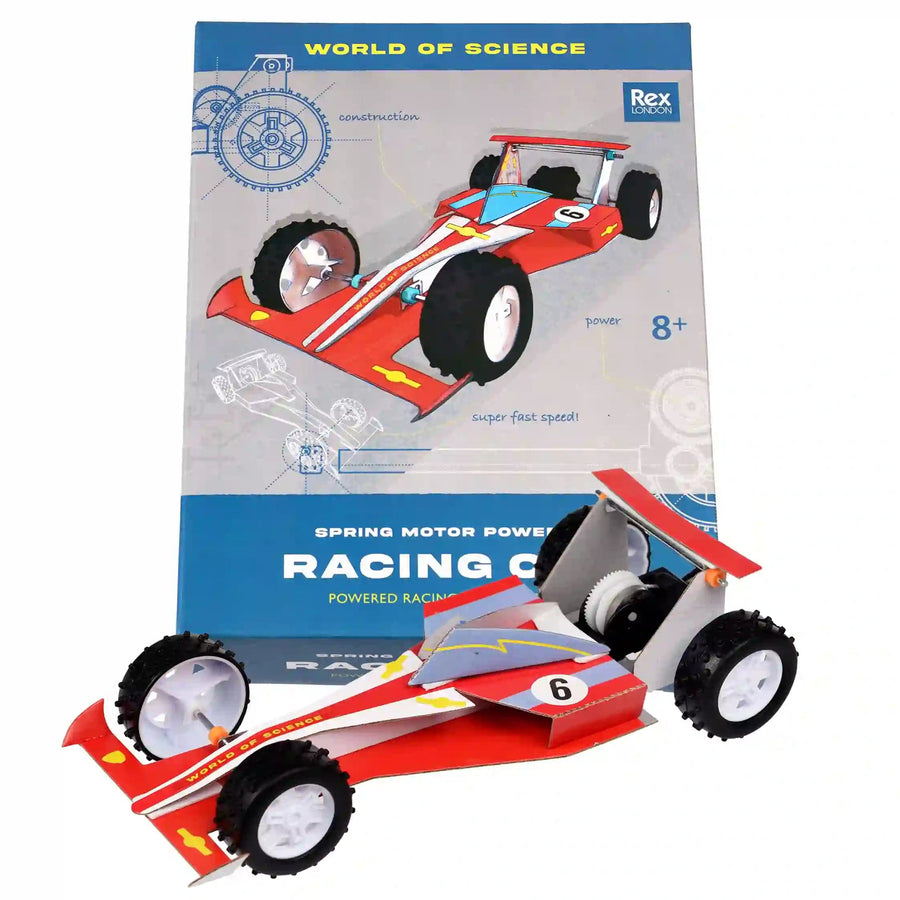 Rex London Construction Kit Make Your Own Spring Powered Racing Car Kit
