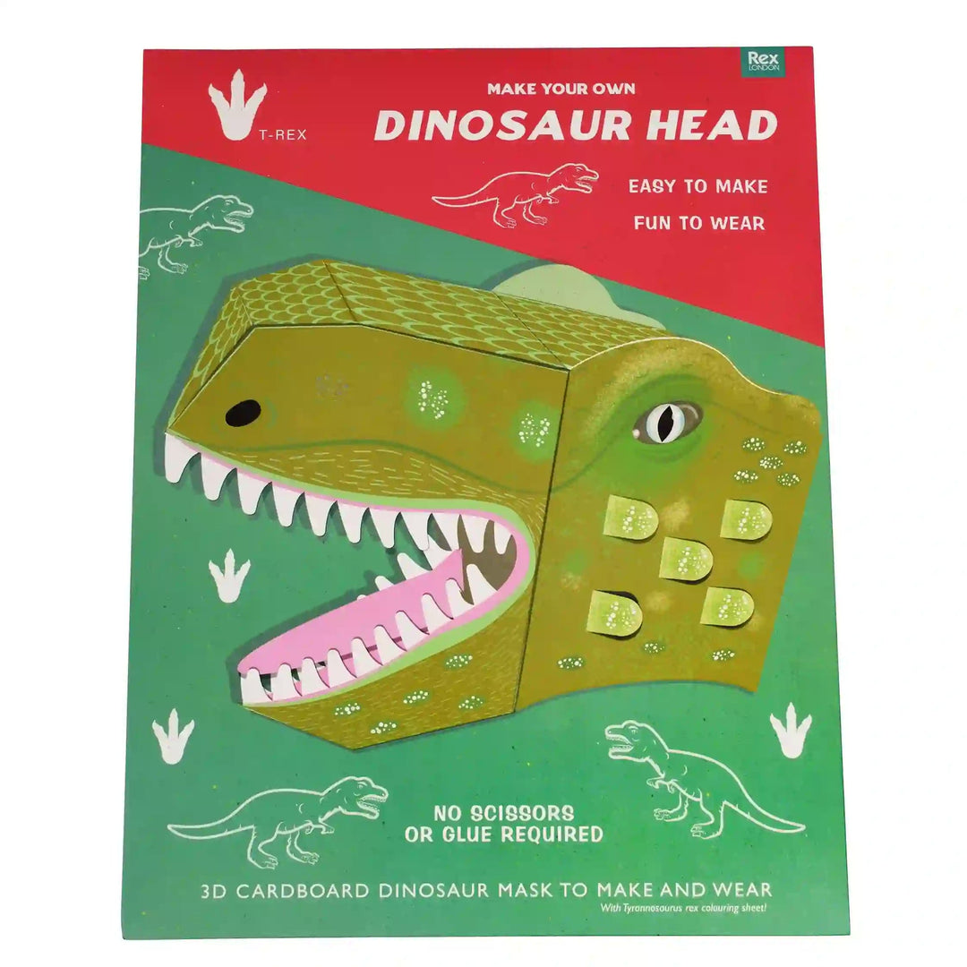 Rex London Origami Kit Make Your Own Dinosaur Head Kit