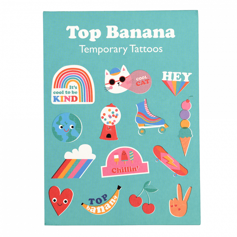 Children's Temporary Tatoos - Top Banana