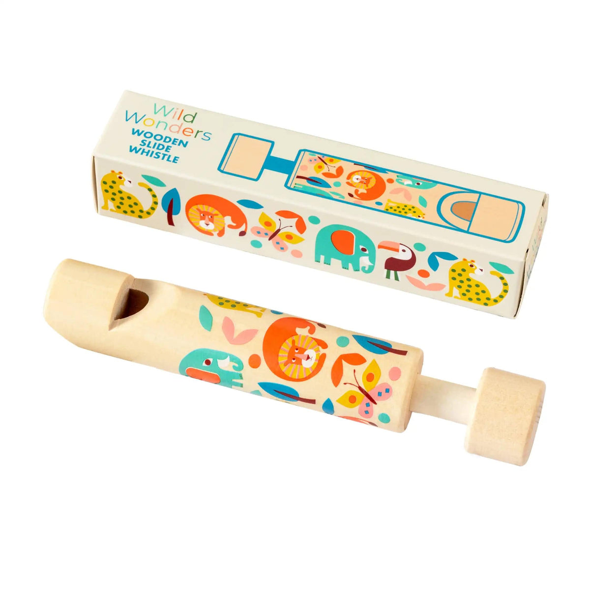 Rex London Wooden Whistle Wooden Slide Whistle - Wild Wonders
