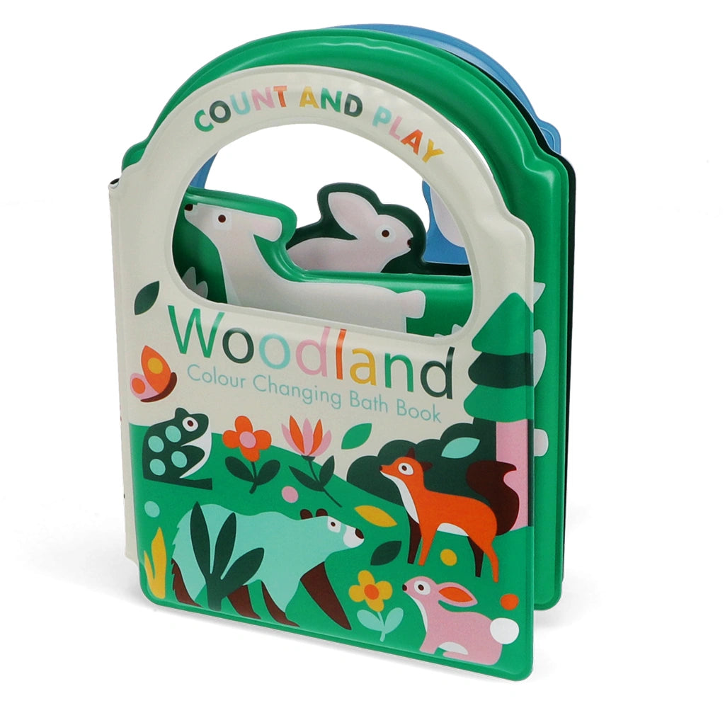 Rex London Woodland Colour Changing Bath Book for baby and toddler bath time