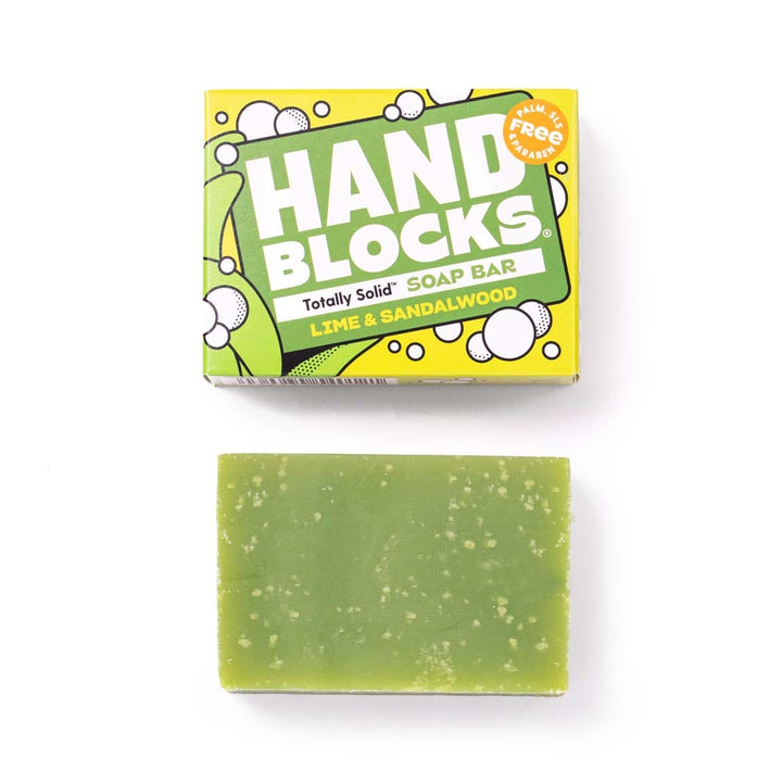 Shower Blocks Soap Bar Hand Blocks - Lime + Sandalwood