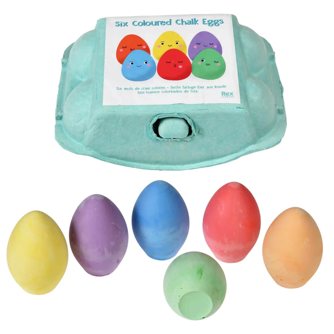 Chalk Eggs in a Box