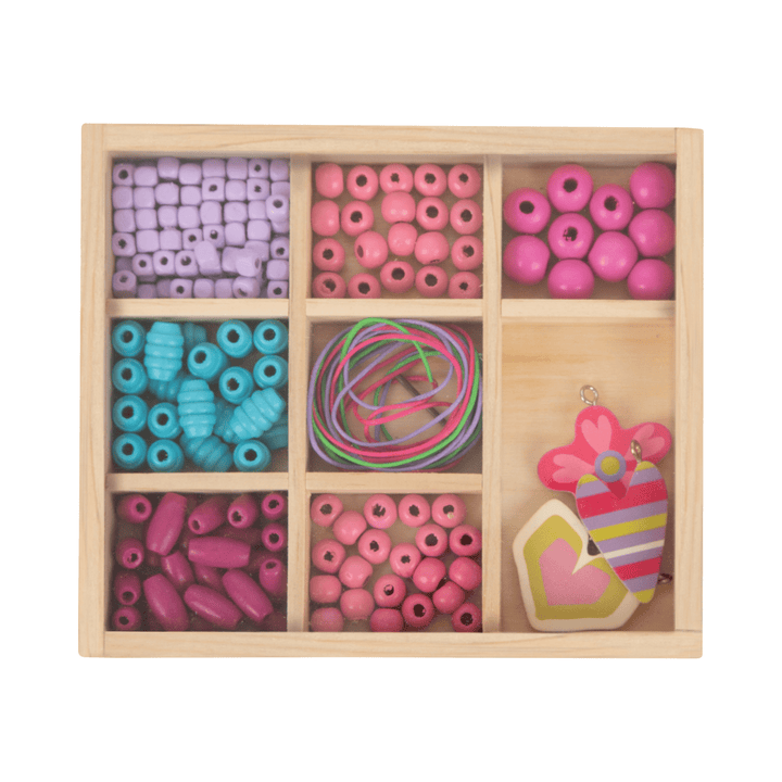 Small Foot Toys > Art & Craft > Children's Jewellery Making Kit Small Foot Threading Beads Compact Crafting Set