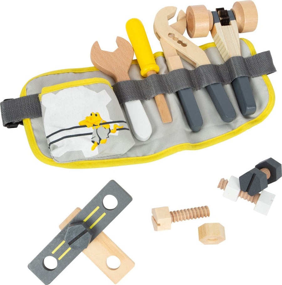 Small Foot Toys > Role Play Toys > Toy Tool Belt Small Foot 'Miniwob' Tool Belt with Wooden Tools