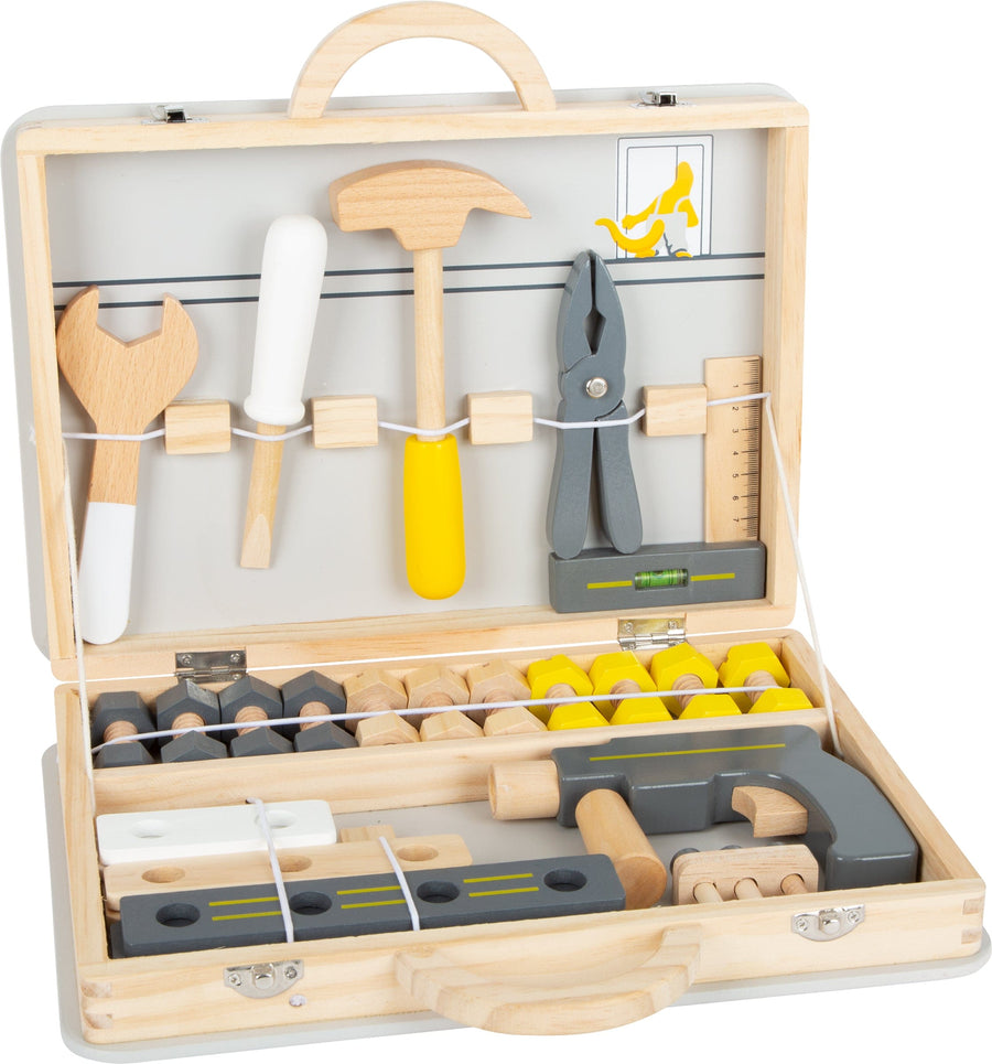 Small Foot Toys > Role Play Toys > Toy Tool Box Small Foot Wooden Toolbox