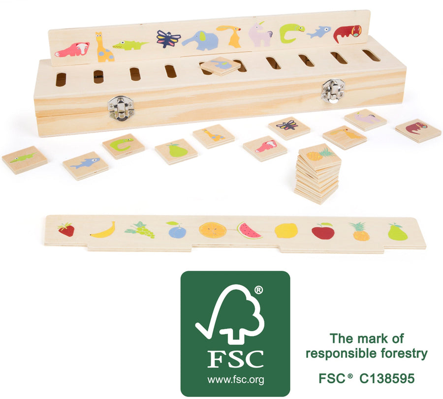 Small Foot Toys > Sorting & Stacking Toys > Shape Sorters Small Foot Wooden Picture Sorting Box