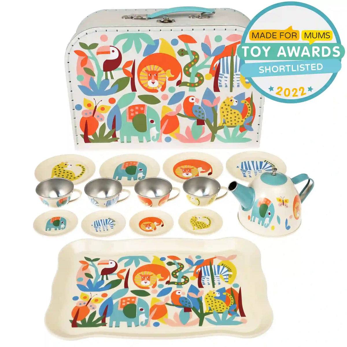 Small Foot Wooden Tea Set Wild Wonders Tea Party Set