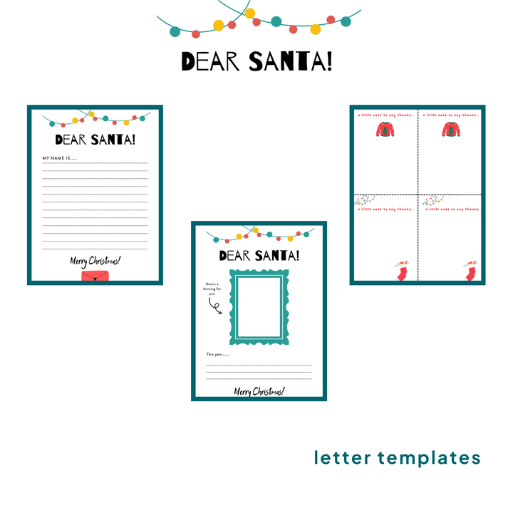 Smallkind Activity Box 'Dear Santa' - Letter to Santa Activity Kit