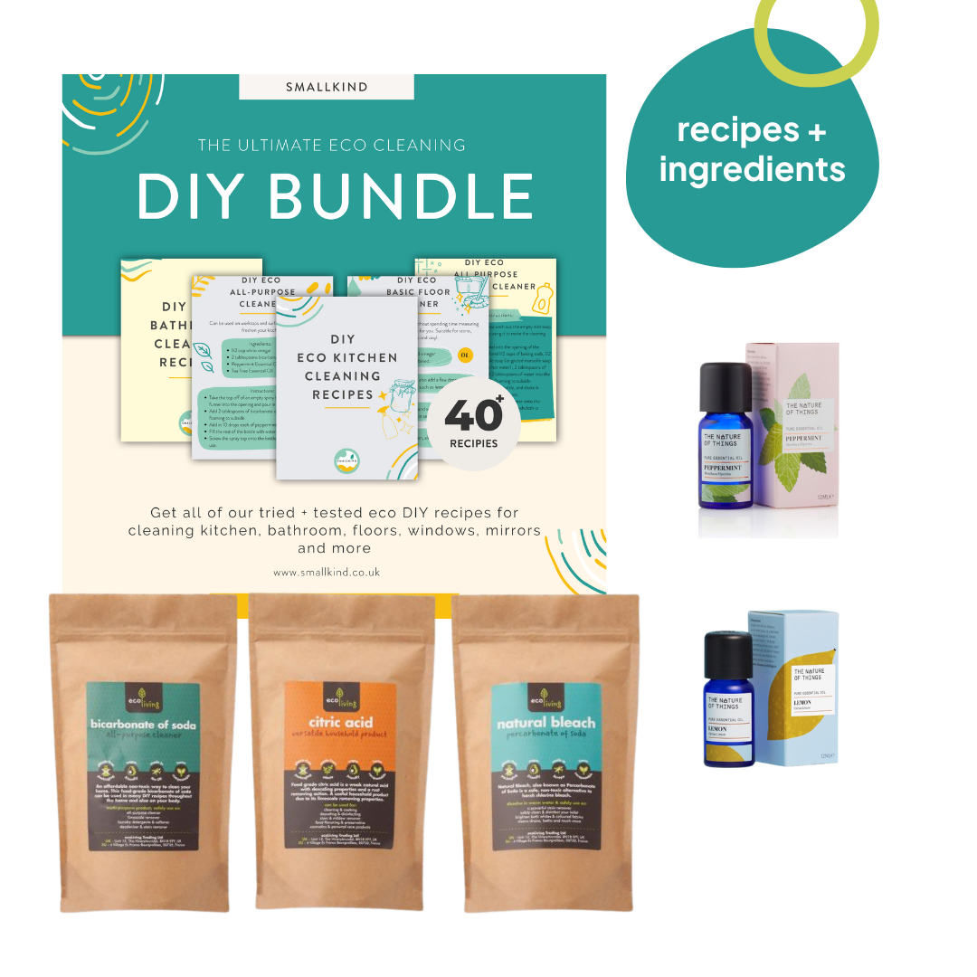 Eco Cleaning Recipe Download + Ingredients Bundle