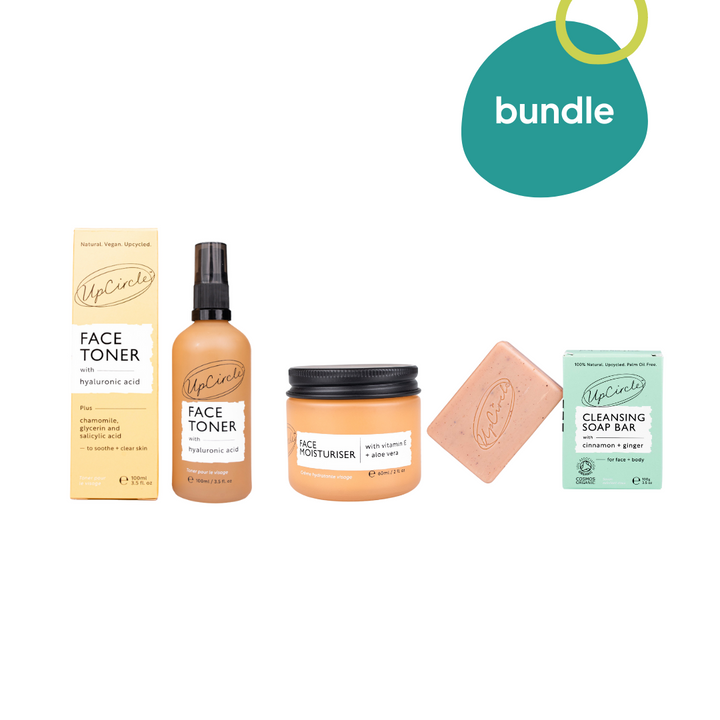 UpCircle Cleanse, Tone + Moisturise Bundle